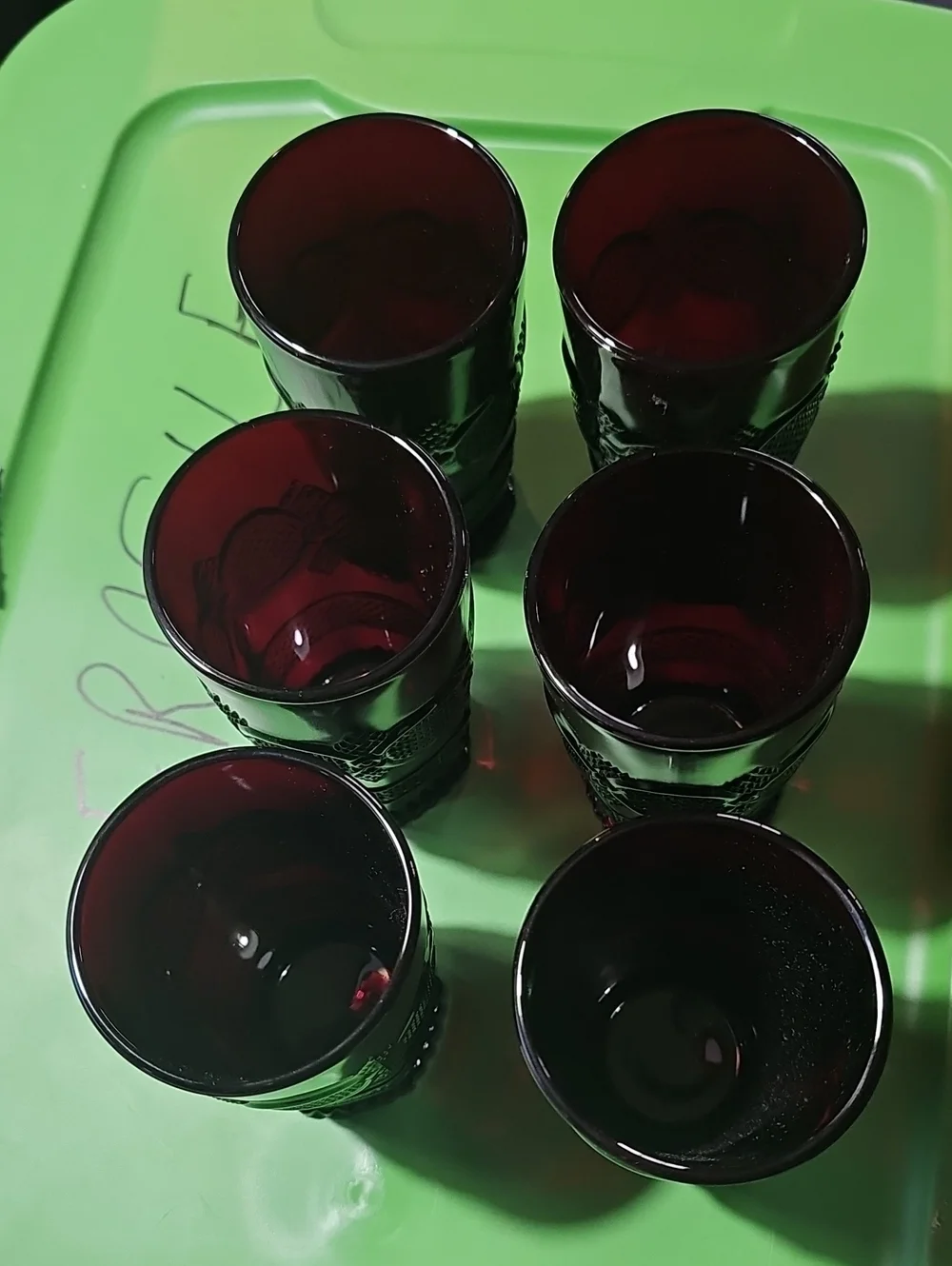 Set of 6 Avon Cape Cod Tumblers (Tall)